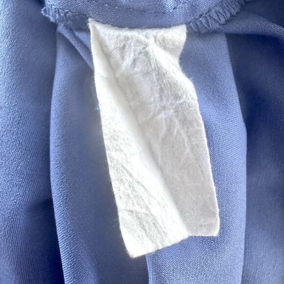 Last Tango Dress Dusty Blue Size Medium Knee Length Career Bodycon Open Sleeves - Picture 14 of 14